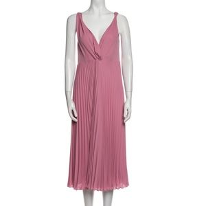 Brand New Vince Twisted Pleated Blush Dress. Size 4! Tags attached!